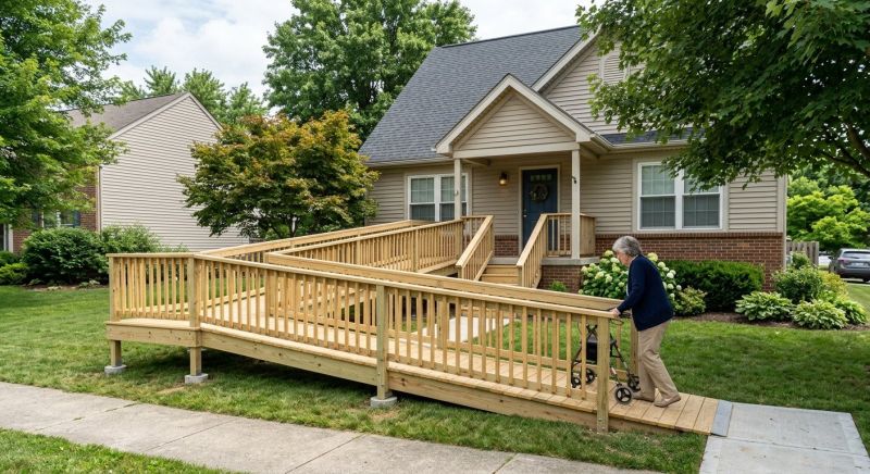 Deck Ramp Installation in Kansas City, KS