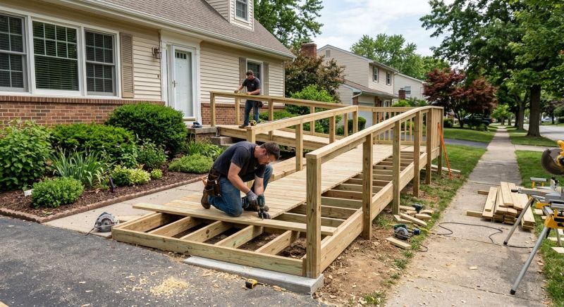 Handicap Ramp Installation in Wilmington, NC